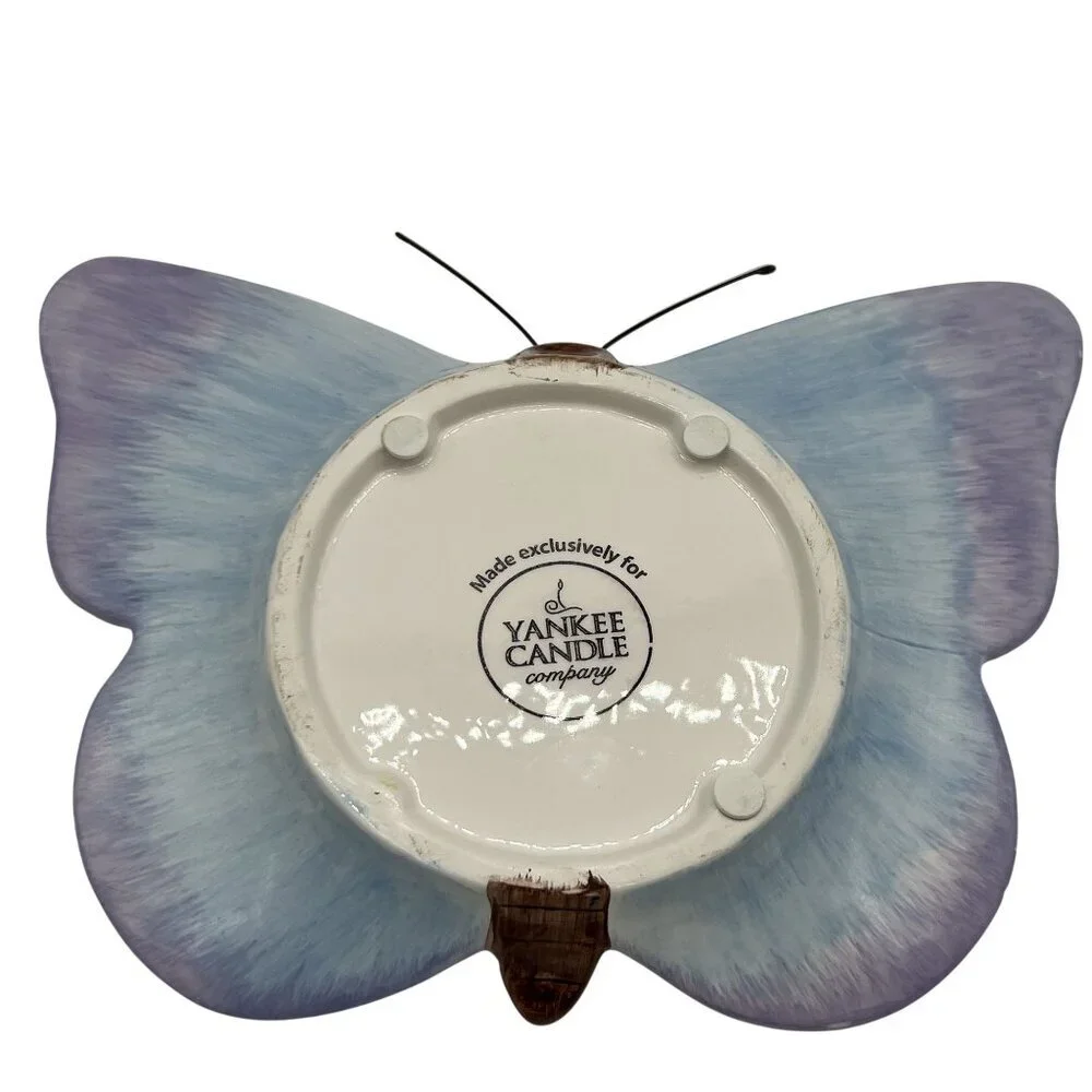 Yankee Candle Butterfly Ceramic Jar Holder 8.5
